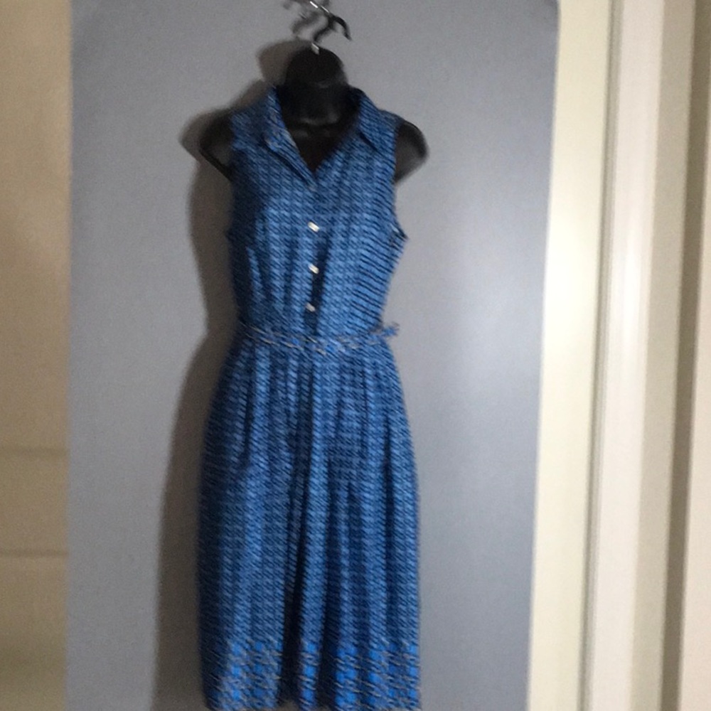 Mixed Print Shirtdress